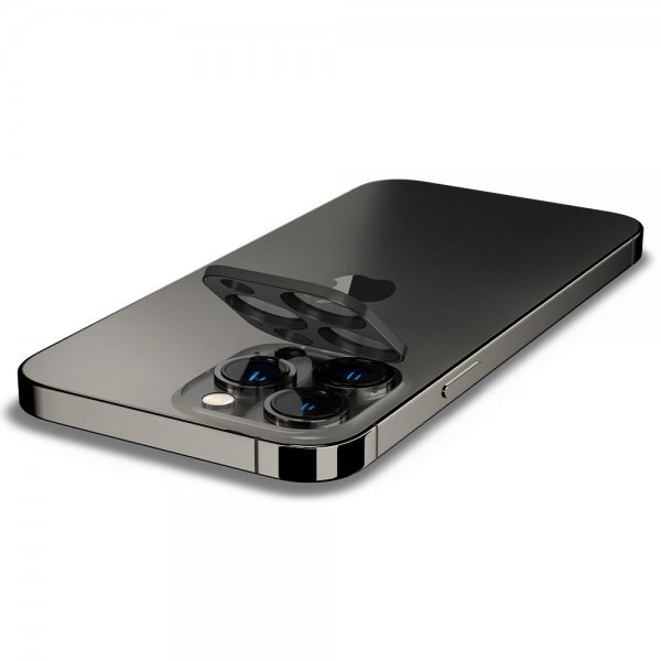 Spigen iPhone 13 Pro/iPhone 13 Pro Max Kamerabeskytter Glas.tR Optik 2-pack Graphite