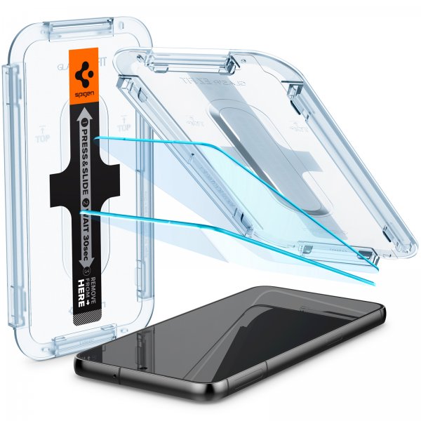 Spigen Samsung Galaxy S23 Plus Skjermbeskytter GLAS.tR EZ Fit 2-pakning