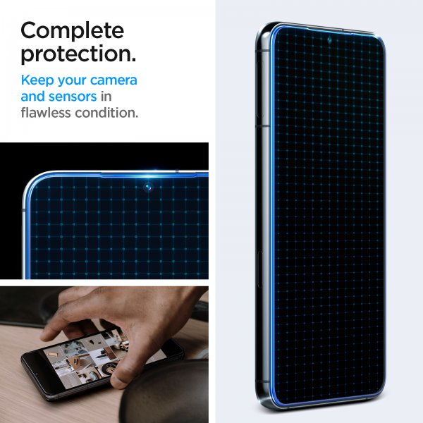 Spigen Samsung Galaxy S23 Skjermbeskytter GLAS.tR EZ Fit 2-pakning