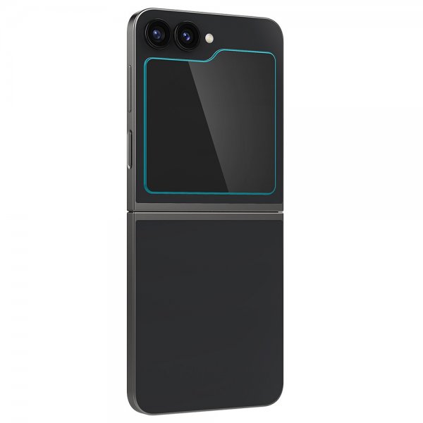 Spigen Samsung Galaxy Z Flip 6/Flip 7 FE Skjermbeskytter GLAS.tR EZ Fit 2-pakning