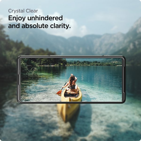Spigen Sony Xperia 1 VI Skjermbeskytter GLAS.tR ALIGNmaster 2-pakning