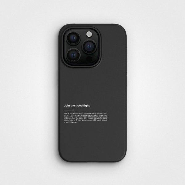 agood company iPhone 15 Pro Deksel PLNTPRTCT Svart