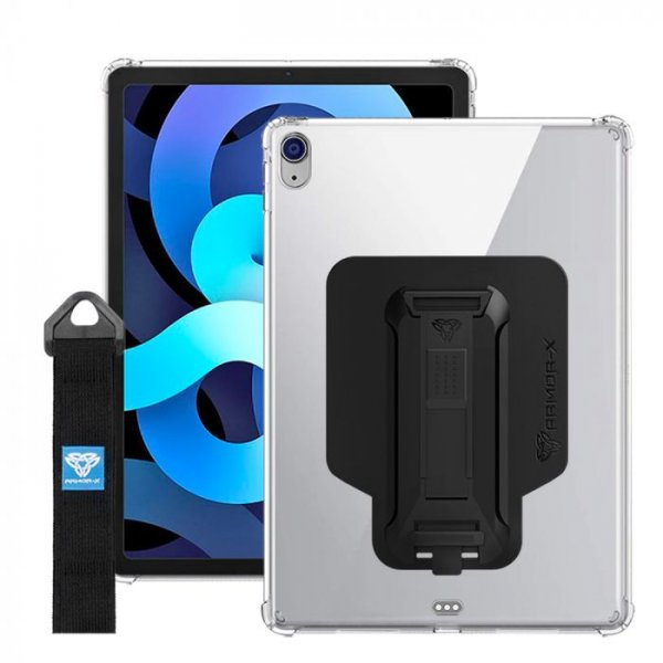 Armor-X iPad Air 10.9 (gen 4/5) Deksel Shockproof Klar Svart