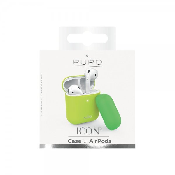 Puro AirPods 1/2 Deksel Icon Gul