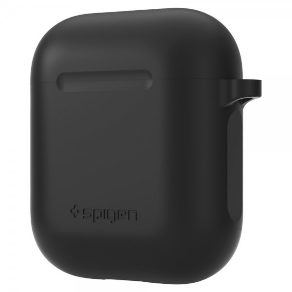Spigen AirPods 1/2 Deksel Silicone Case Svart