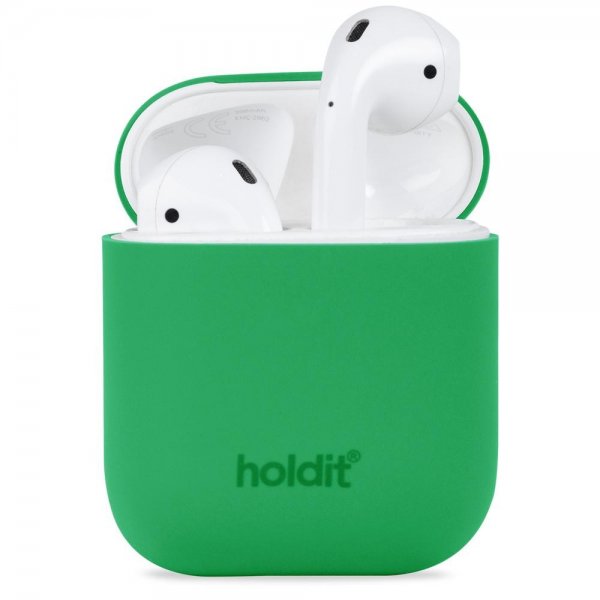 holdit AirPods 1/2 Deksel Silikon Grass Green