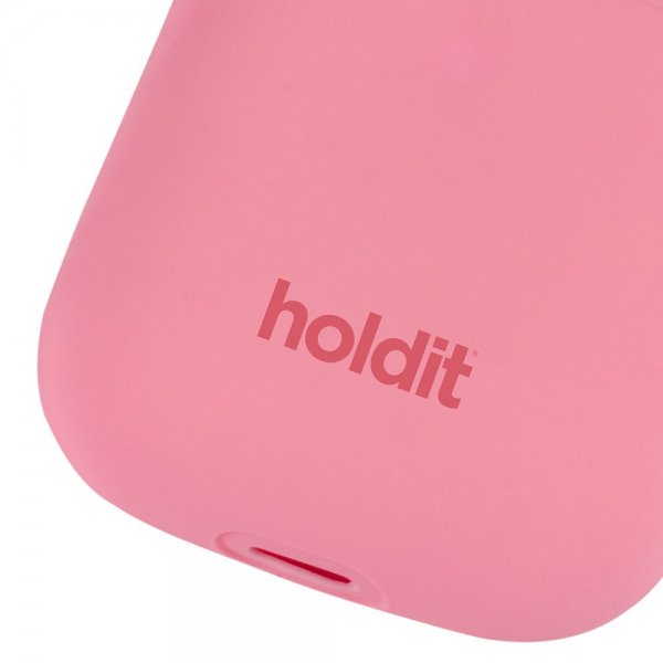 holdit AirPods 1/2 Deksel Silikon Rouge Pink