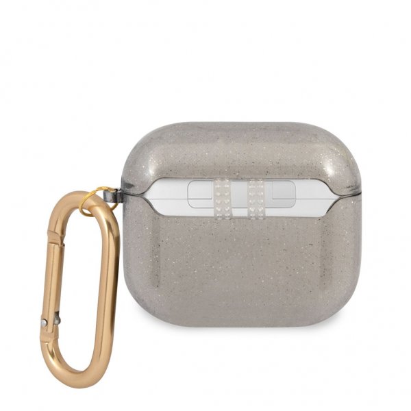 Guess AirPods 3 Deksel Glitter Case Svart