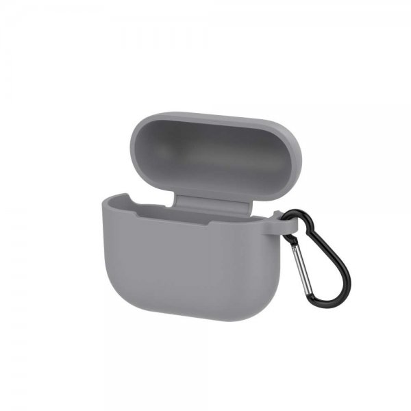AirPods 3 Deksel med Karabinkrok Grå