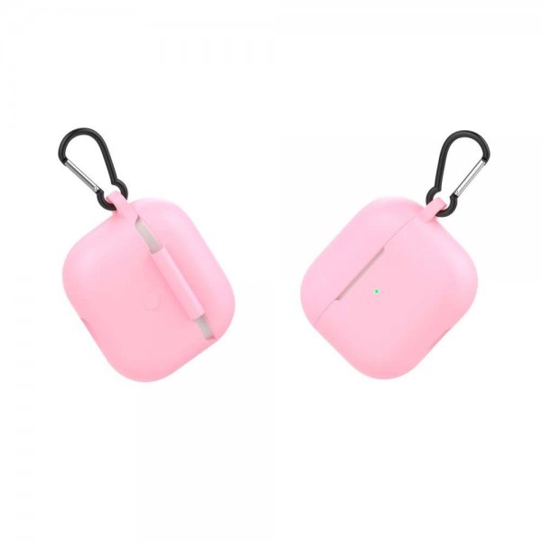 AirPods 3 Deksel med Karabinkrok Rosa