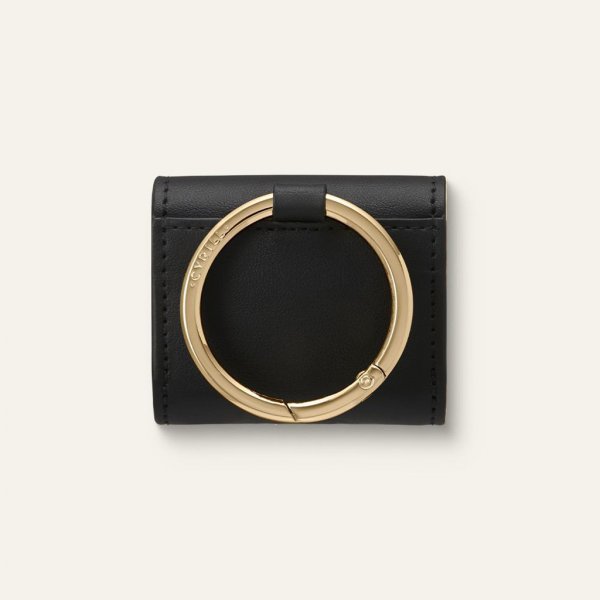Cyrill AirPods 3 Deksel Mini Bag Classic Leather Black