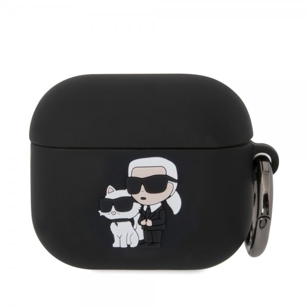 Karl Lagerfeld AirPods 3 Deksel 3D Logo Svart