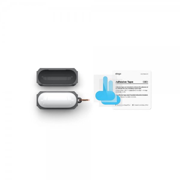 Elago AirPods 3 Deksel Armor Case Mørkegrå