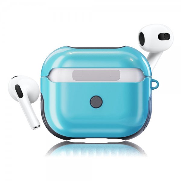 AirPods 3 Deksel Gummiert Cyan