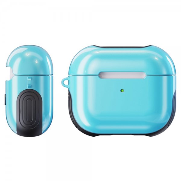 AirPods 3 Deksel Gummiert Cyan