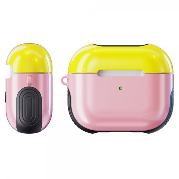 AirPods 3 Deksel Gummiert Rosa Gul
