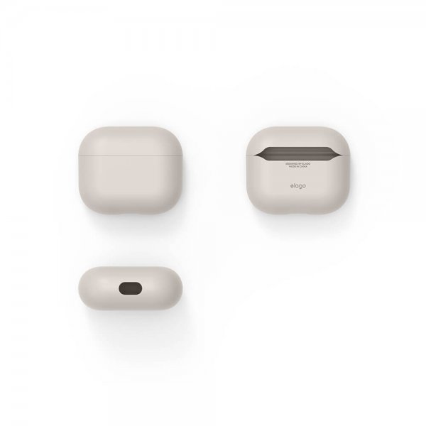 Elago AirPods 3 Deksel Liquid Hybrid Stone