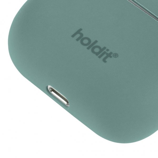 holdit AirPods 3 Deksel Silikon Nygård Moss Green