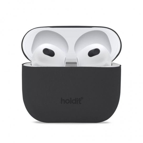 holdit AirPods 3 Deksel Silikon Nygård Svart