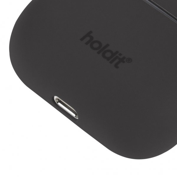 holdit AirPods 3 Deksel Silikon Nygård Svart