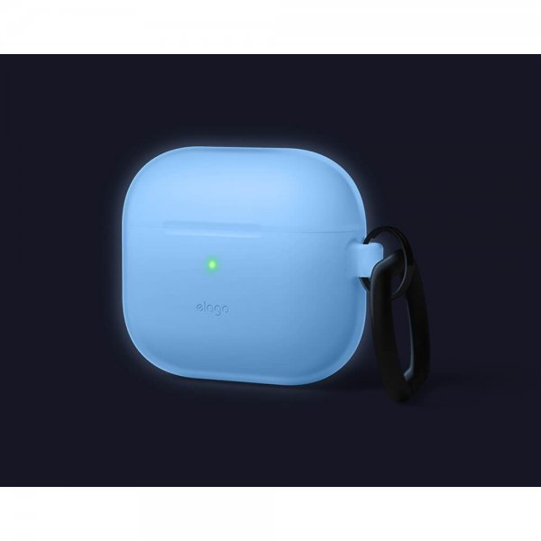 Elago AirPods 3 Deksel Silicone Hang Case Nightglow Blue