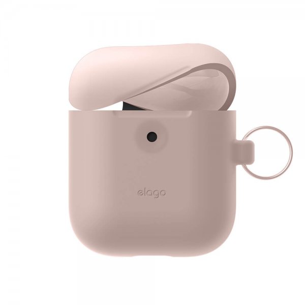 Elago AirPods 3 Deksel Silicone Hang Case Sand Pink