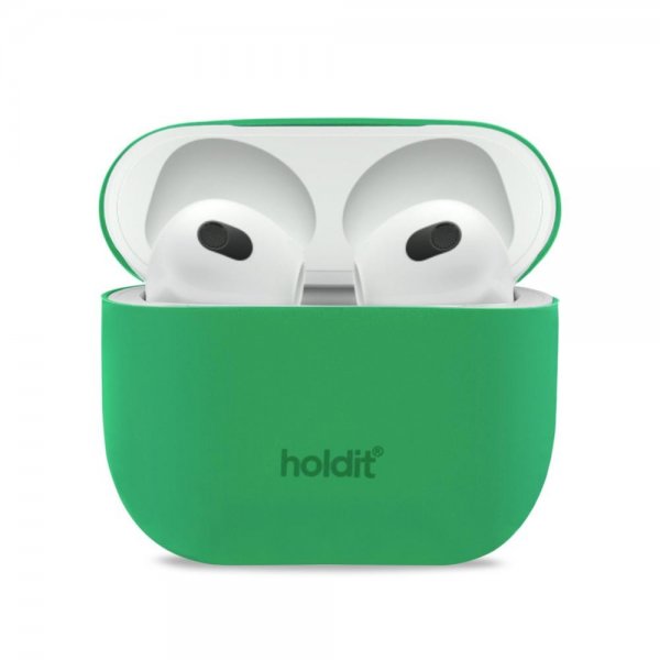 holdit AirPods 3 Deksel Silikon Grass Green