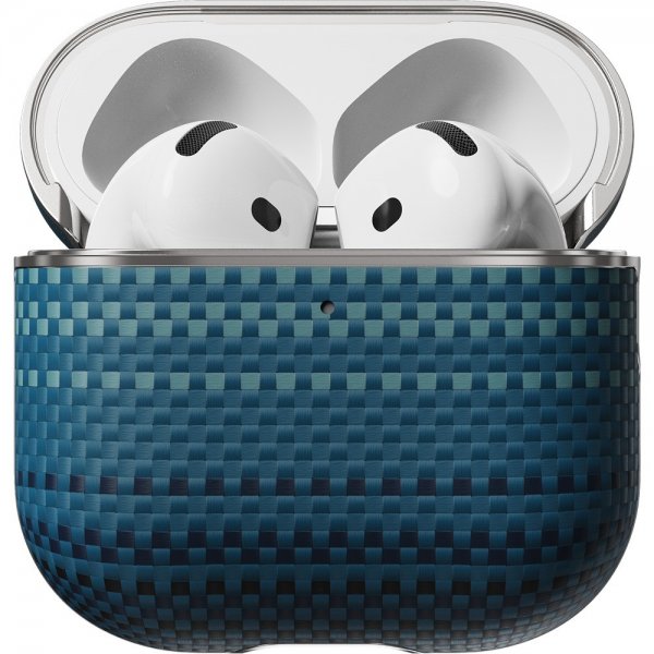 Pitaka AirPods 4 Deksel Aramid Fiber Moonrise