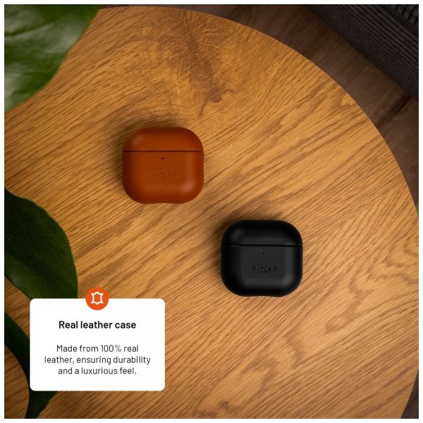 Fixed AirPods 4 Deksel PodsLeather Svart