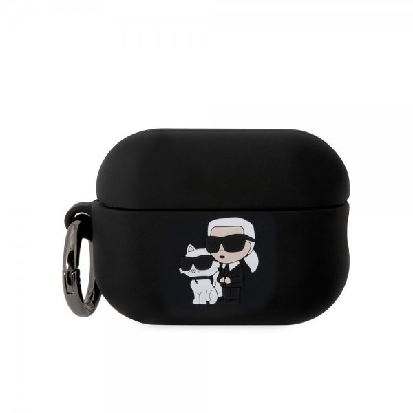 Karl Lagerfeld AirPods Pro 2 Deksel 3D Logo Svart