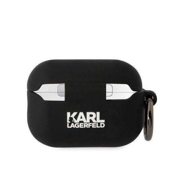 Karl Lagerfeld AirPods Pro 2 Deksel 3D Logo Svart