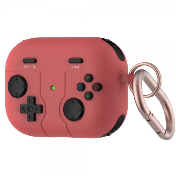 AirPods Pro 2 Deksel Gamepad Design Rød