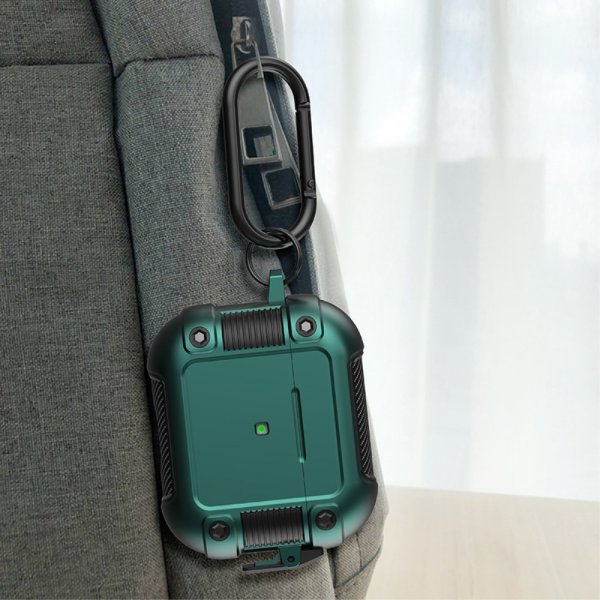 AirPods Pro 2 Deksel Lock Buckle Grønn