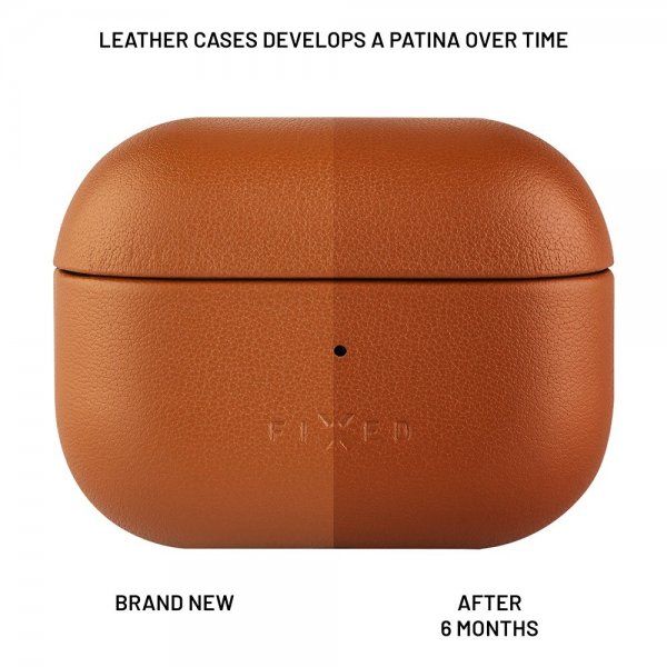 Fixed AirPods Pro 2 Deksel PodsLeather MagSafe Brun