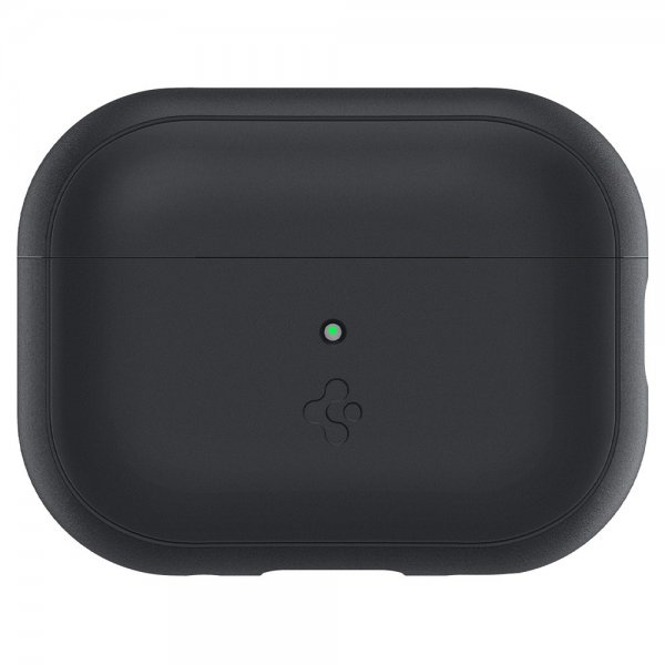 Spigen AirPods Pro 2 Deksel Silicone Fit + Strap Svart