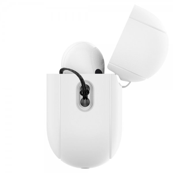 Spigen AirPods Pro 2 Deksel Silicone Fit + Strap Hvit