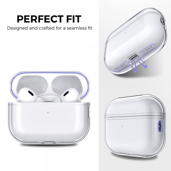 Ahastyle AirPods Pro 2 Deksel Transparent