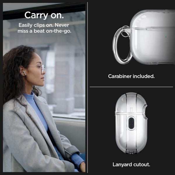 Spigen AirPods Pro 2 Deksel Ultra Hybrid Crystal Clear