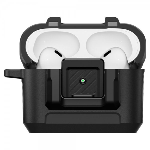 Spigen AirPods Pro 3 Deksel Lock Fit Matte Black