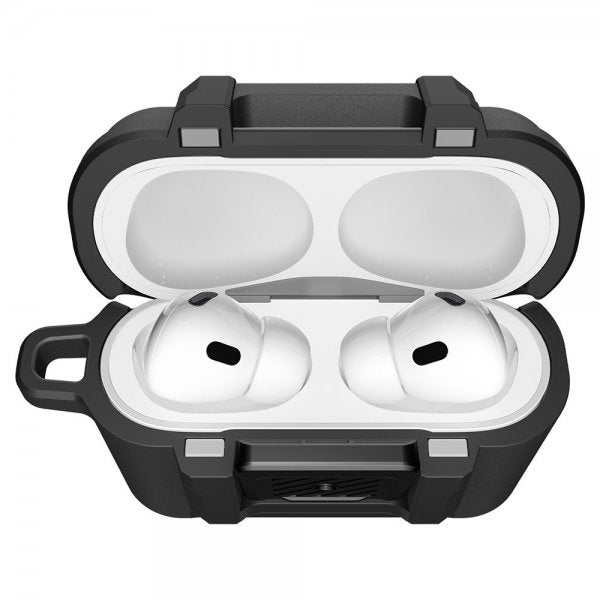Spigen AirPods Pro 3 Deksel Lock Fit Matte Black