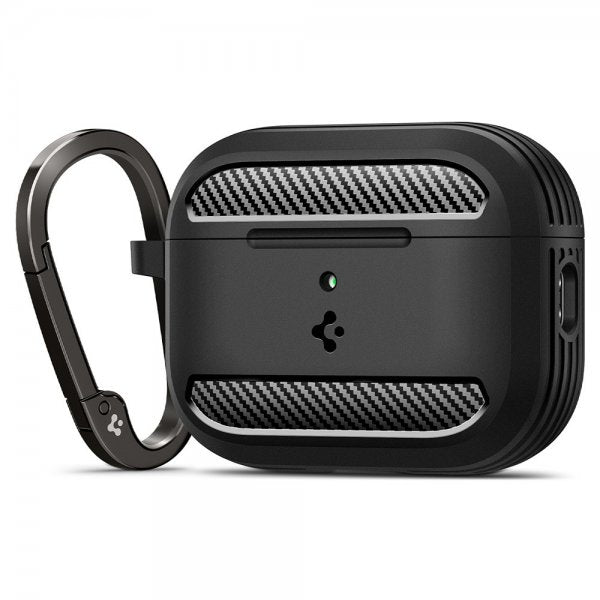 Spigen AirPods Pro 3 Deksel Rugged Armor Matte Black