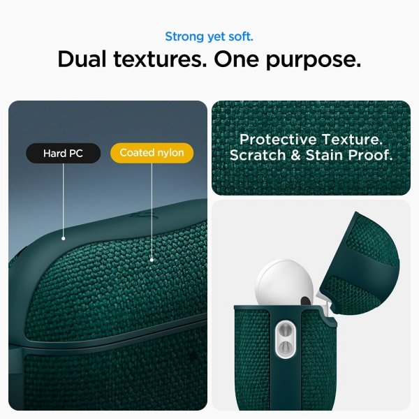 Spigen AirPods Pro 3 Deksel Urban Fit Midnight Green