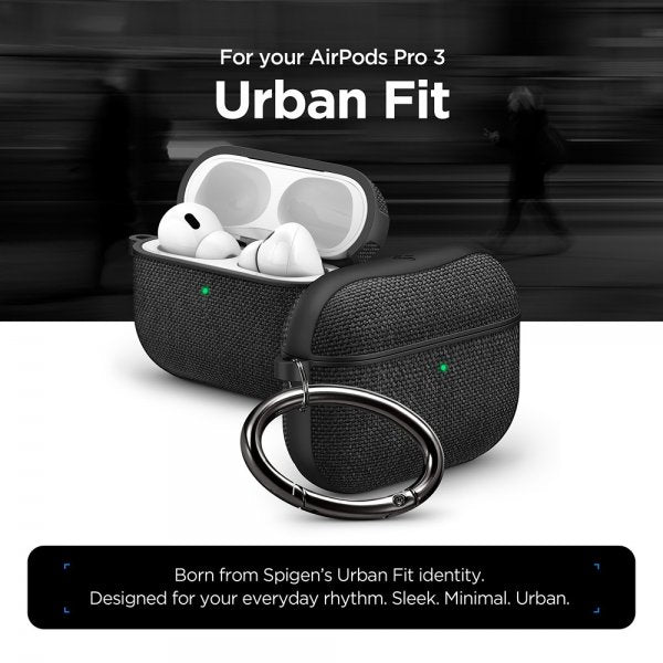 Spigen AirPods Pro 3 Deksel Urban Fit Svart