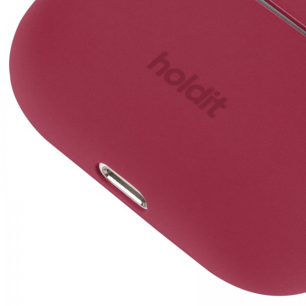 holdit AirPods Pro/AirPods Pro 2 Deksel Silikon Red Velvet