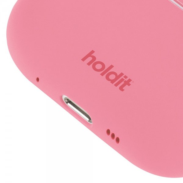 holdit AirPods Pro/AirPods Pro 2 Deksel Silikon Rouge Pink