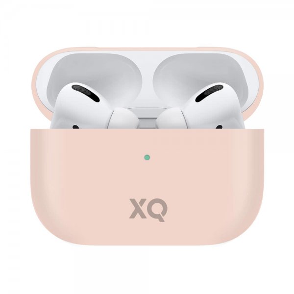 Xqisit AirPods Pro Deksel Silikoni Case Rosa