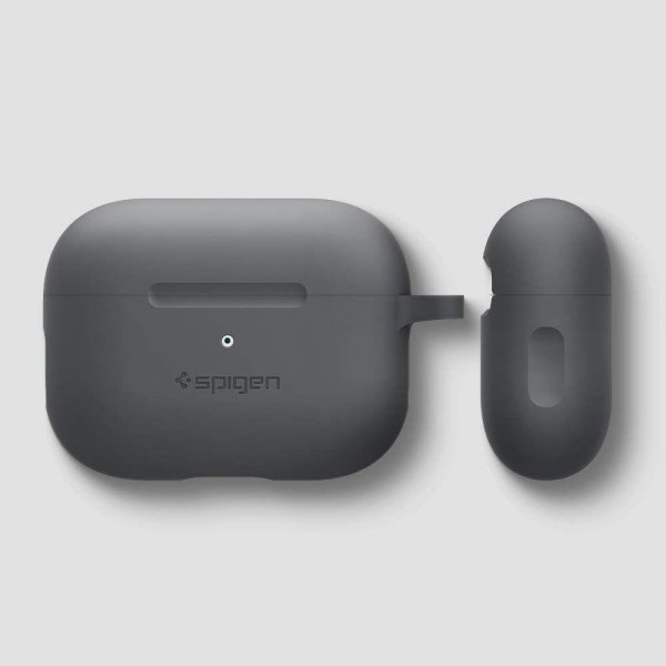 Spigen AirPods Pro Deksel Silikoni Fit Charcoal