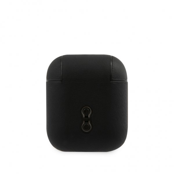 BMW AirPods (1/2) Deksel Leather Case Svart