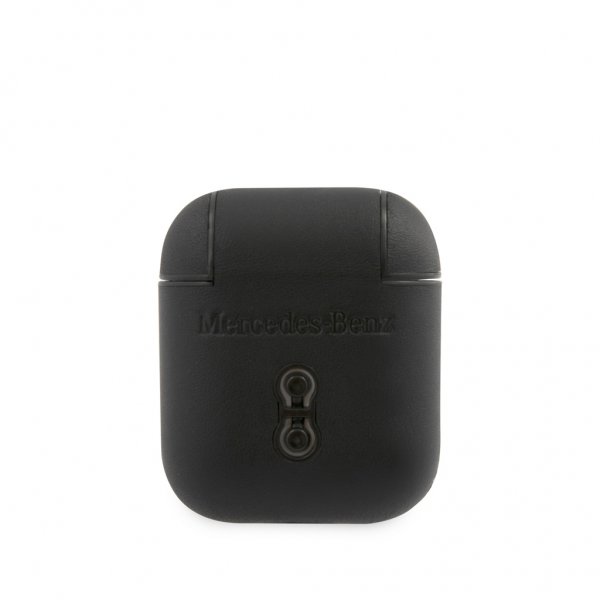 Mercedes Benz AirPods (1/2) Deksel Leather Case Svart