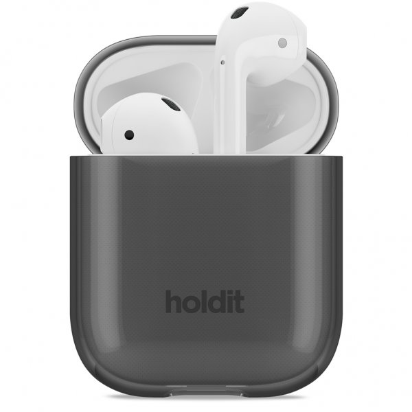 holdit AirPods (1/2) Deksel Seethru Svart